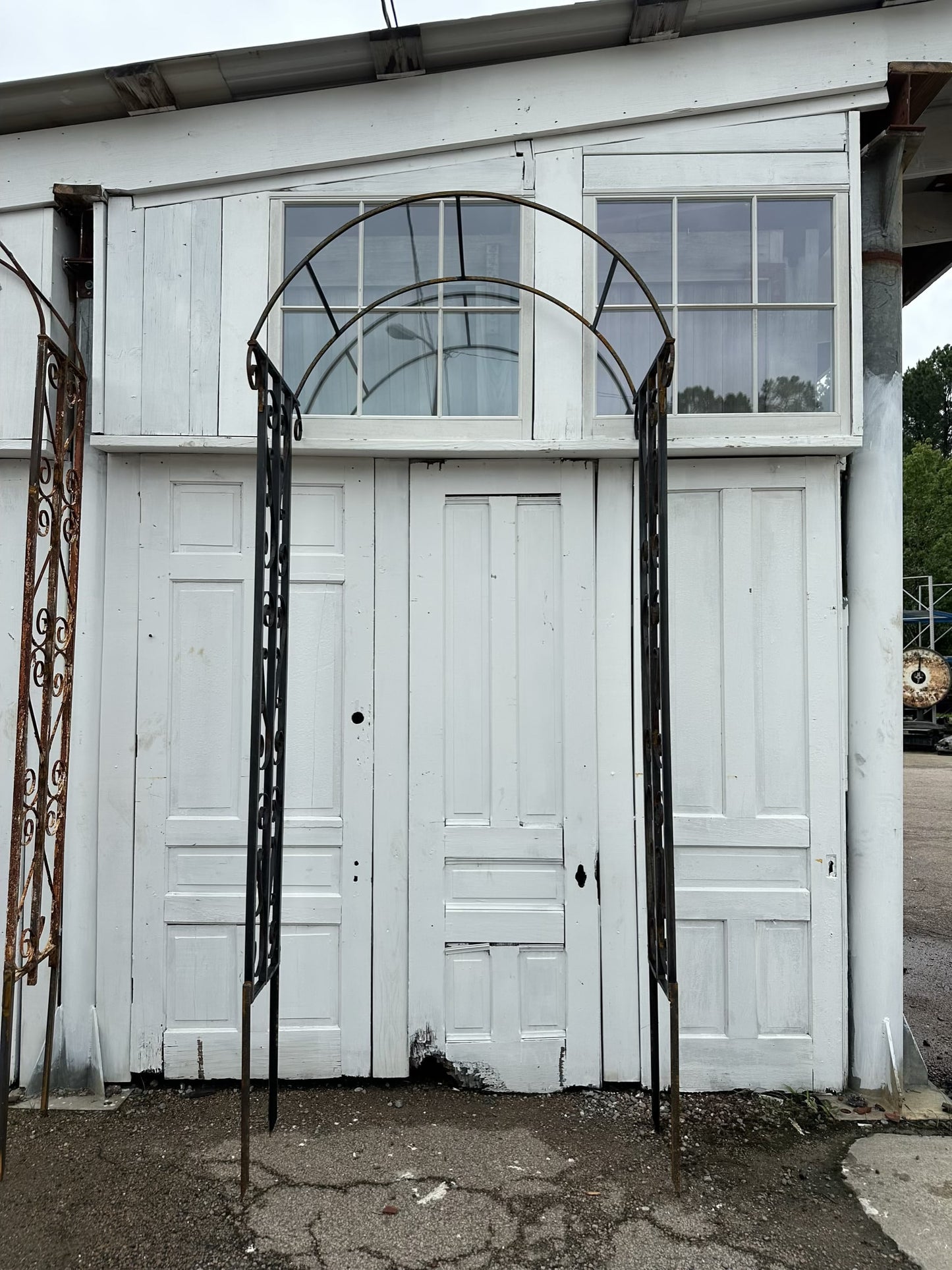 8 Ft Wrought Iron Arbor GS6055