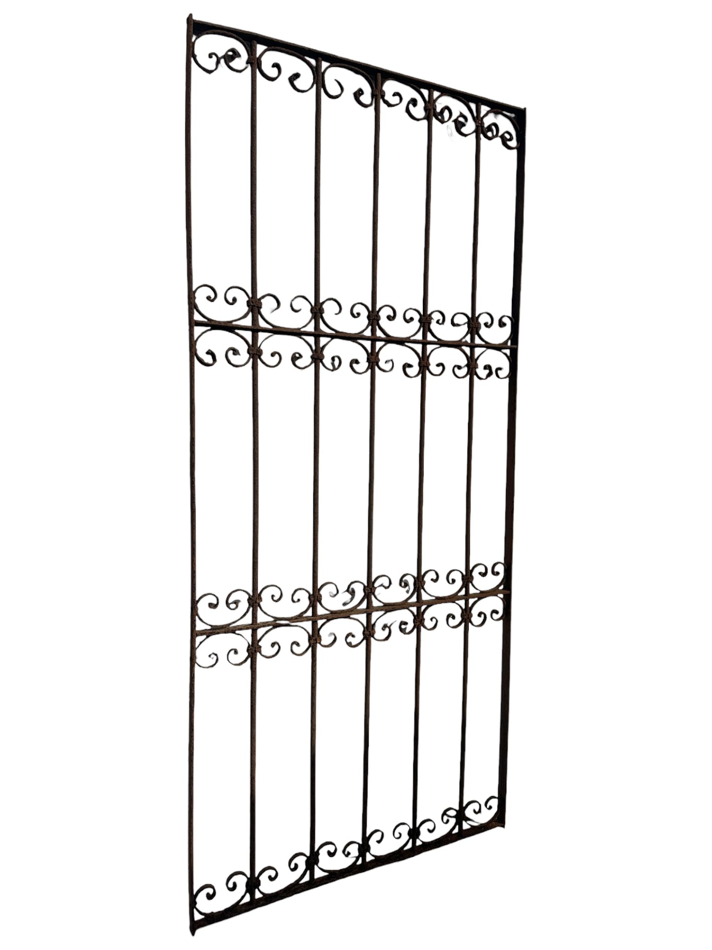 Antique Wrought Iron 74" Tall Gate GA20662