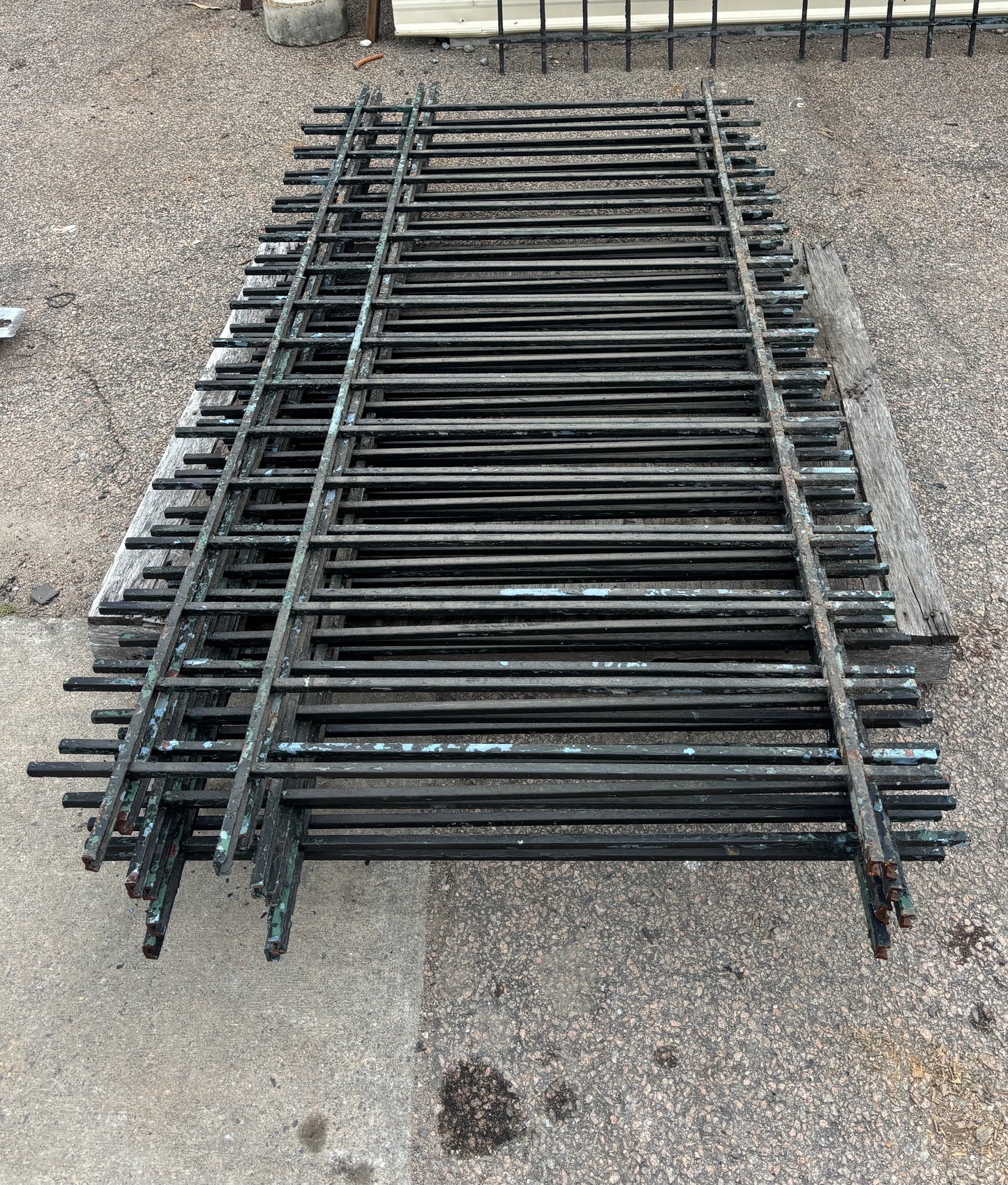 11 Steel Picket Fence Panels GA21220