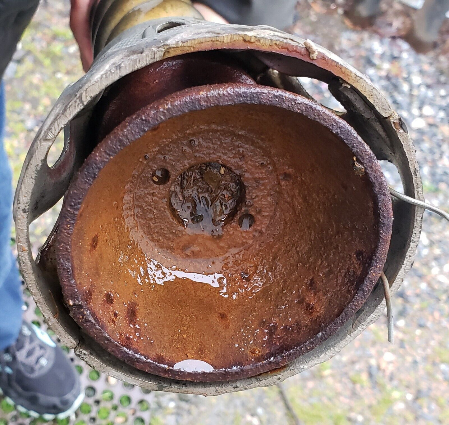 Pair of Ornate Art Deco Cast Iron & Metal Lamp Posts 78 1/2" x 12" GA9790