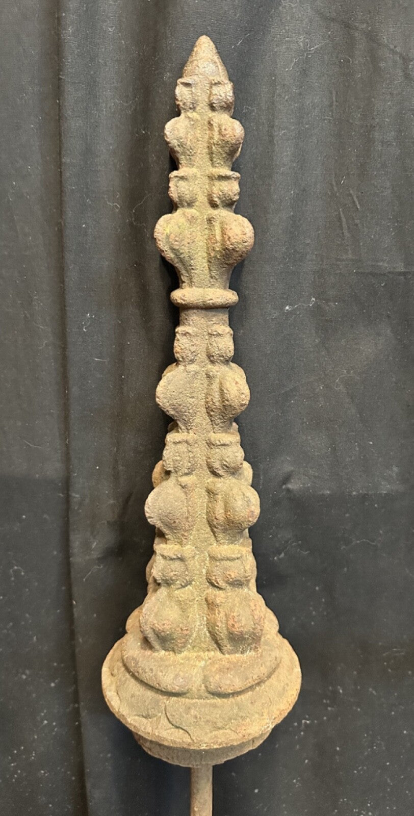 Late 1800s Cast Iron Gotham Style Finial Post GA20189
