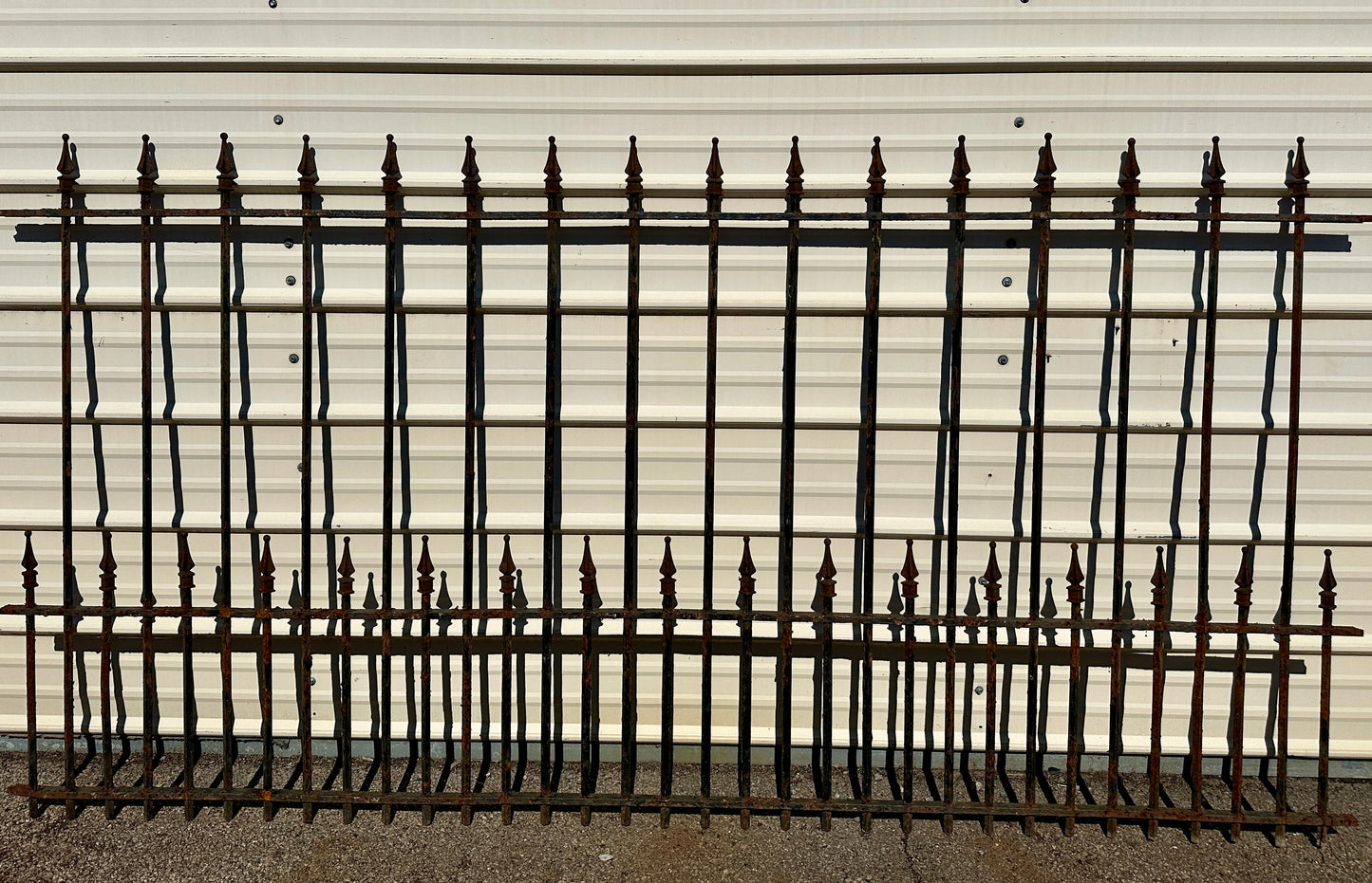 61 Feet of Antique Wrought Iron Fencing GA20787