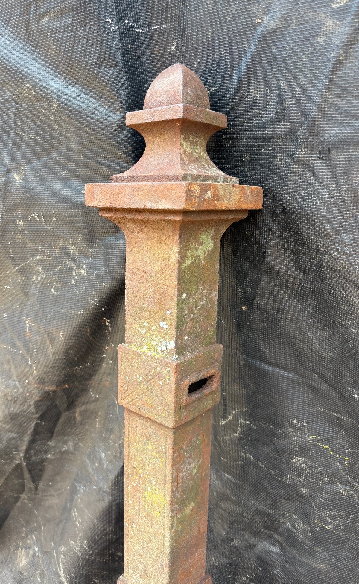 Cast Iron Newel Post GA21593