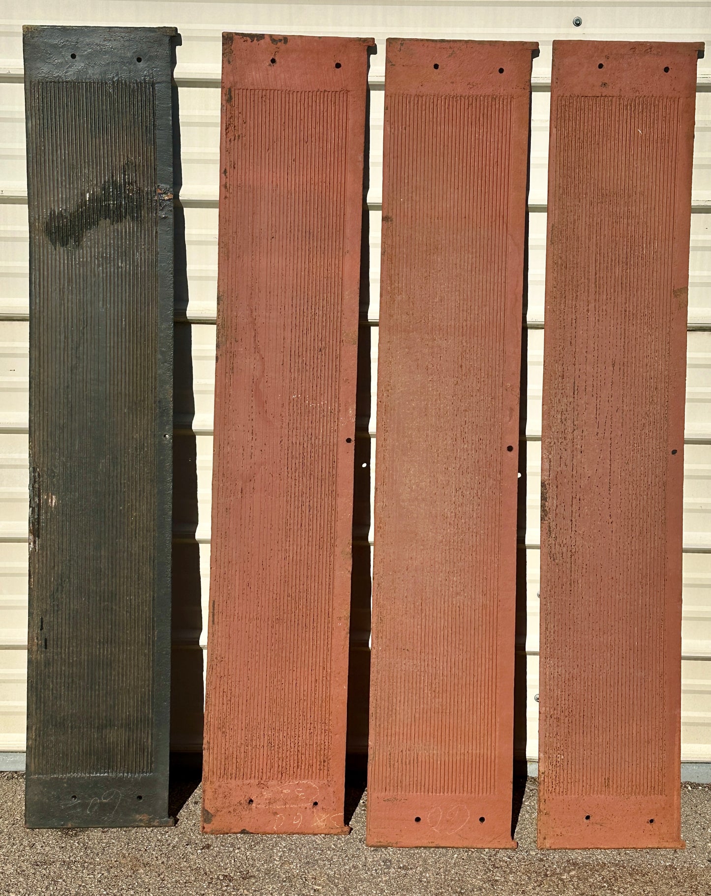Set of 4 60"+ Long Cast Iron Stair Treads GA20831