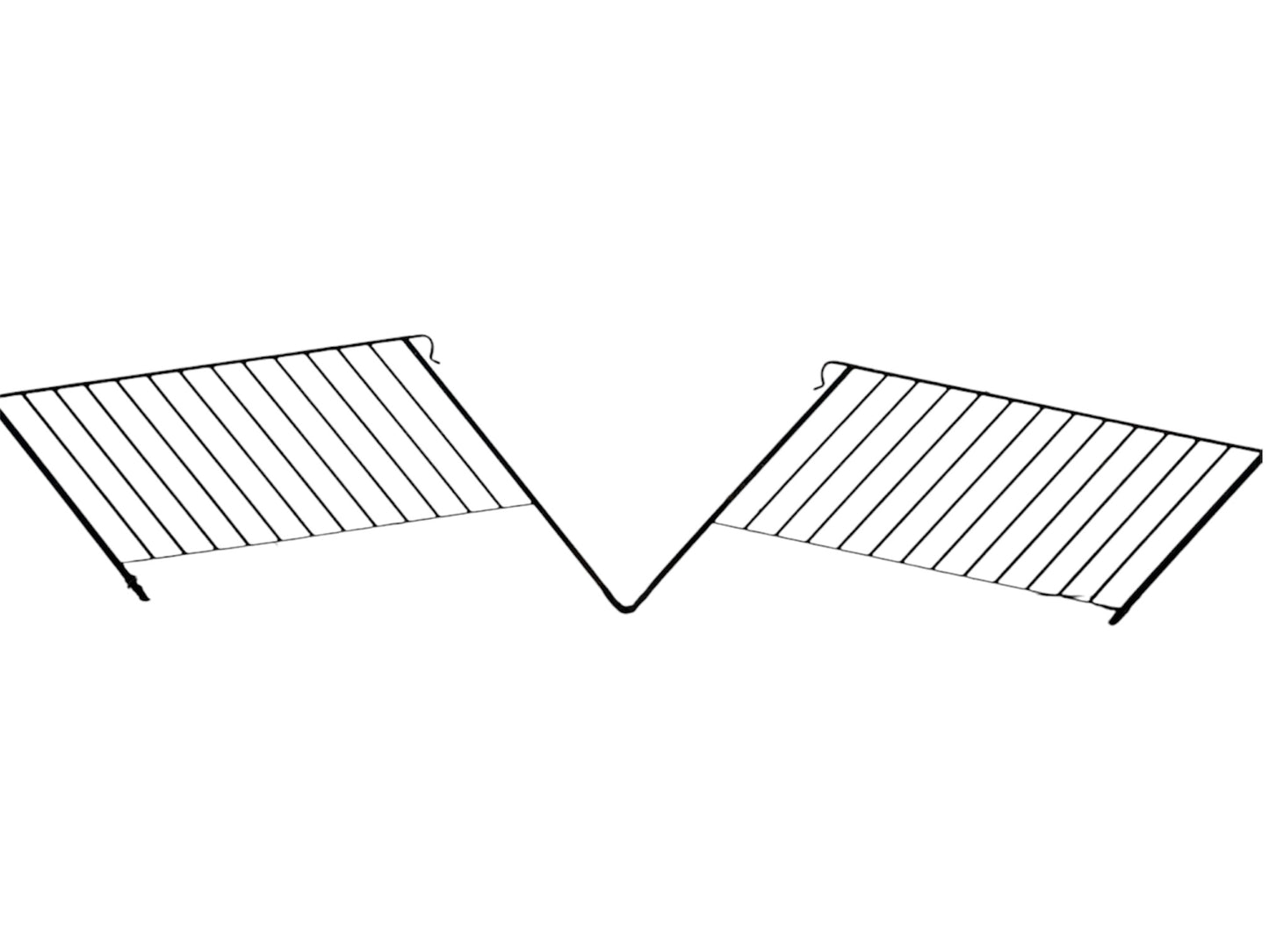 Pair of Solid Steel Porch Stair Railings GA21137