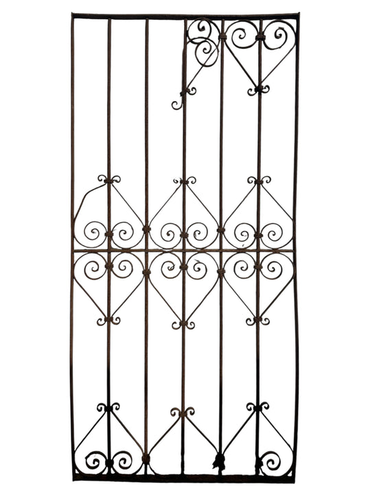 Antique Wrought Iron 67" Tall Gate GA20668