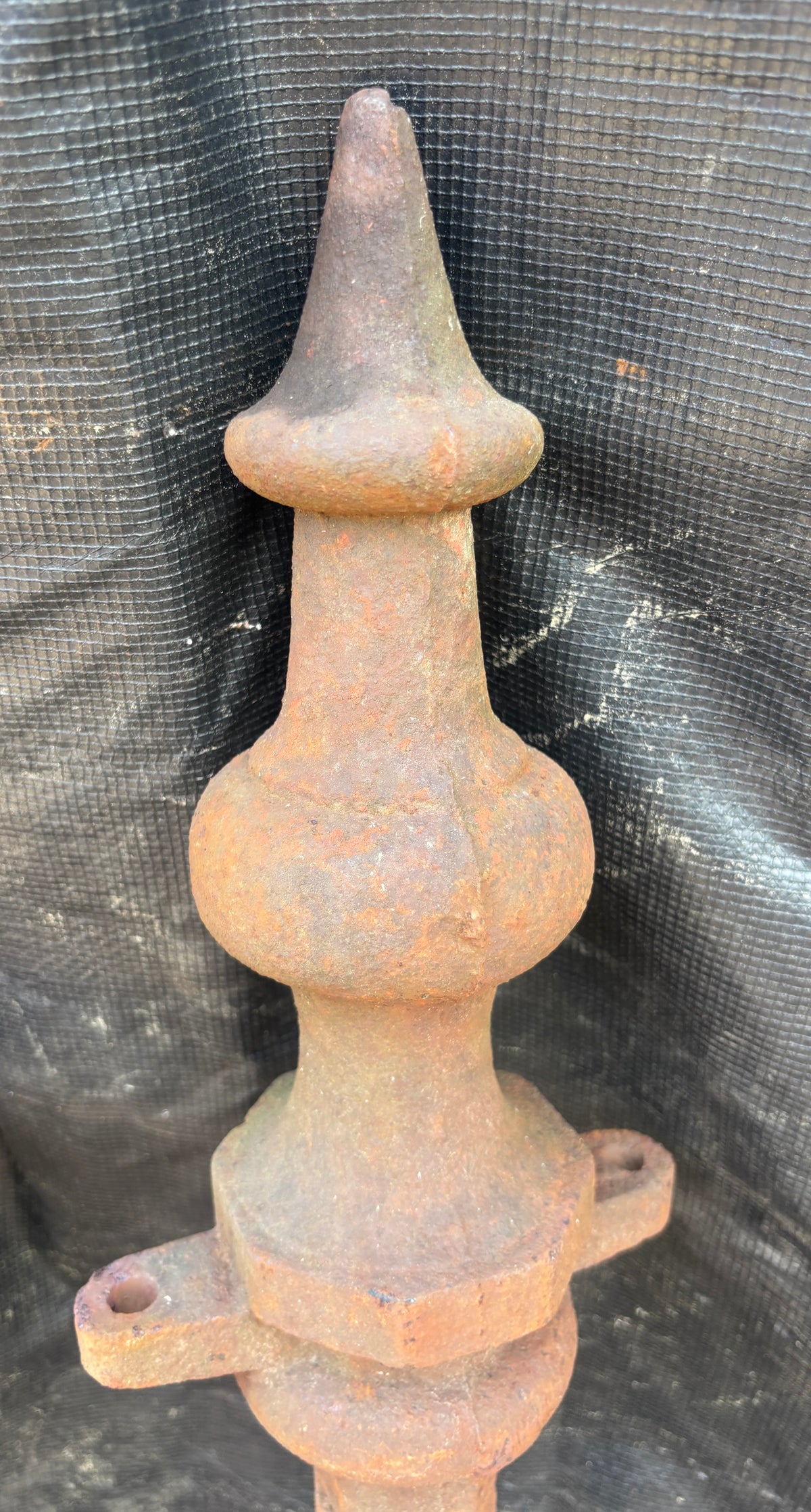 Pair of Cast Iron Newel Posts GA21591