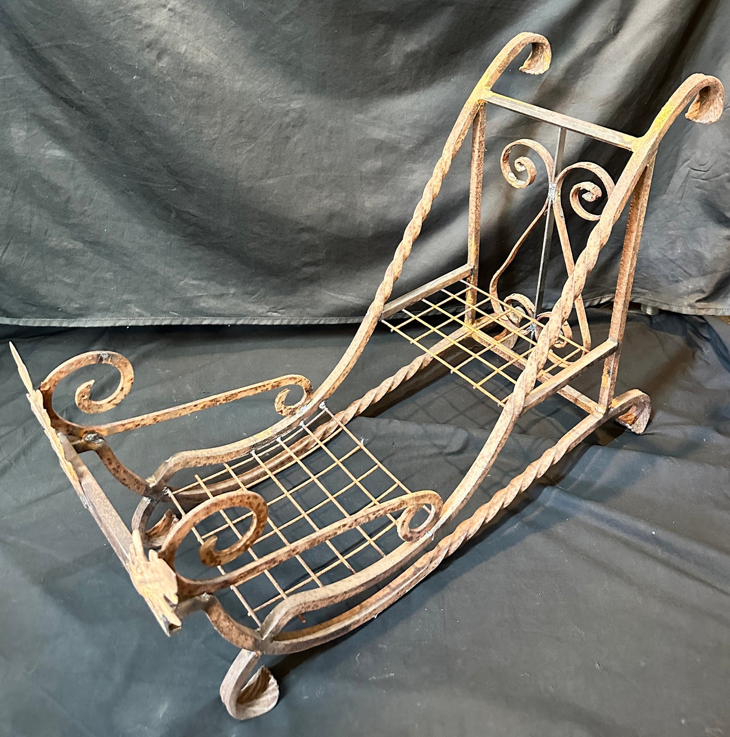 Custom Wrought Iron Decorative Holiday Sleigh GA20453