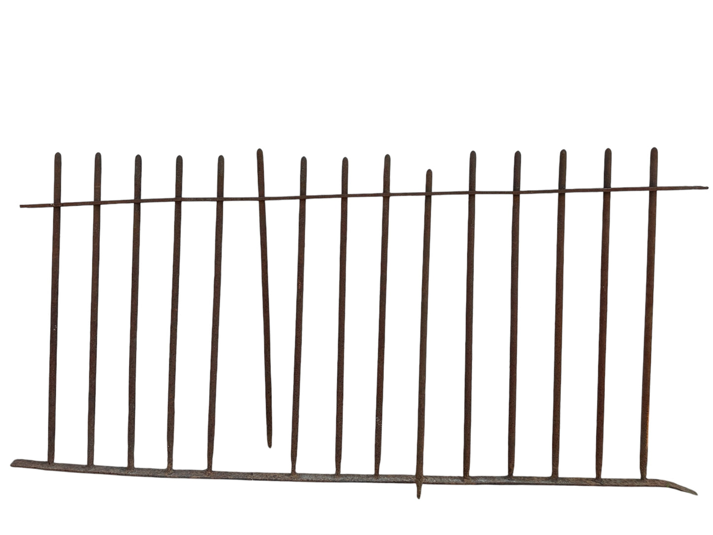 13 Feet of Antique Wrought Iron Fencing GA20863