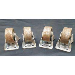 Set of 4 Resin and Metal casters #GA4263