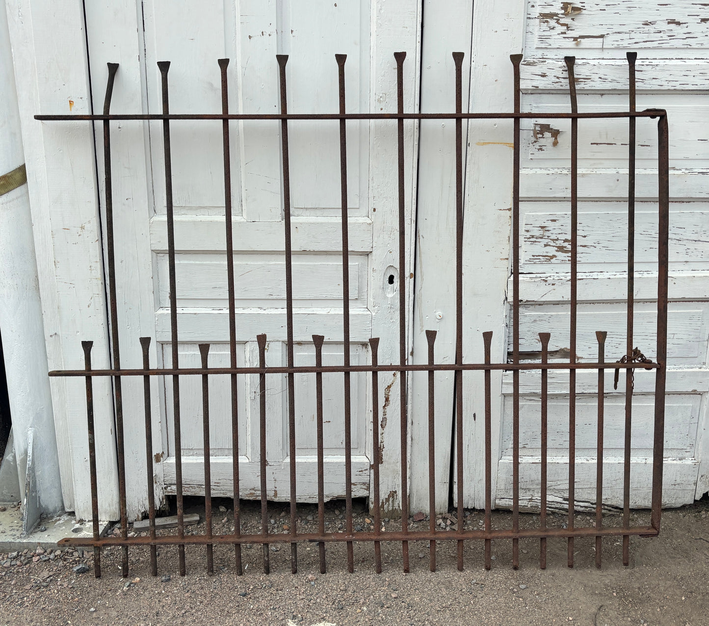 75 Feet of Iron Fence Panels GA21356