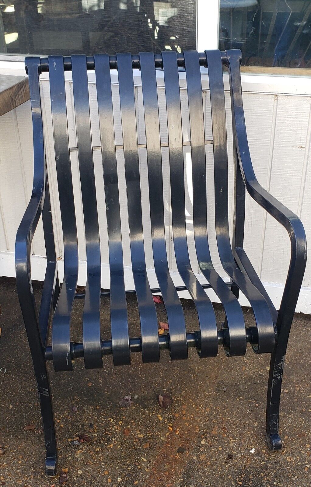 Restored Wrought Iron Chair Salvaged from Balston Commons in D.C. GS00211