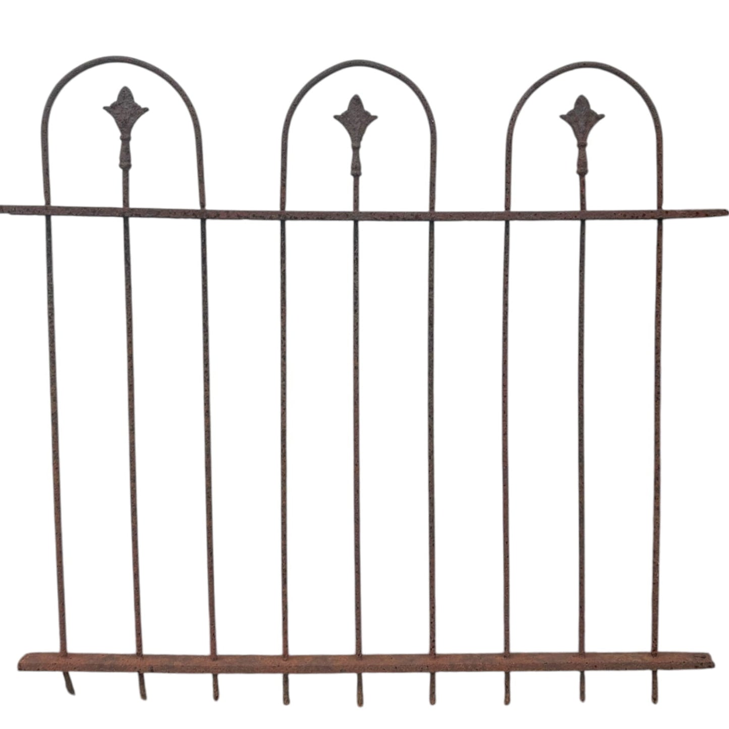162 Ft of Antique Wrought Iron Hairpin Fencing GA20876