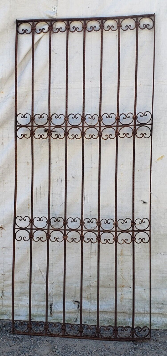 Large Wrought Iron Gate Panel 87 1/4" Tall by 38 1/4" Wide GA9439