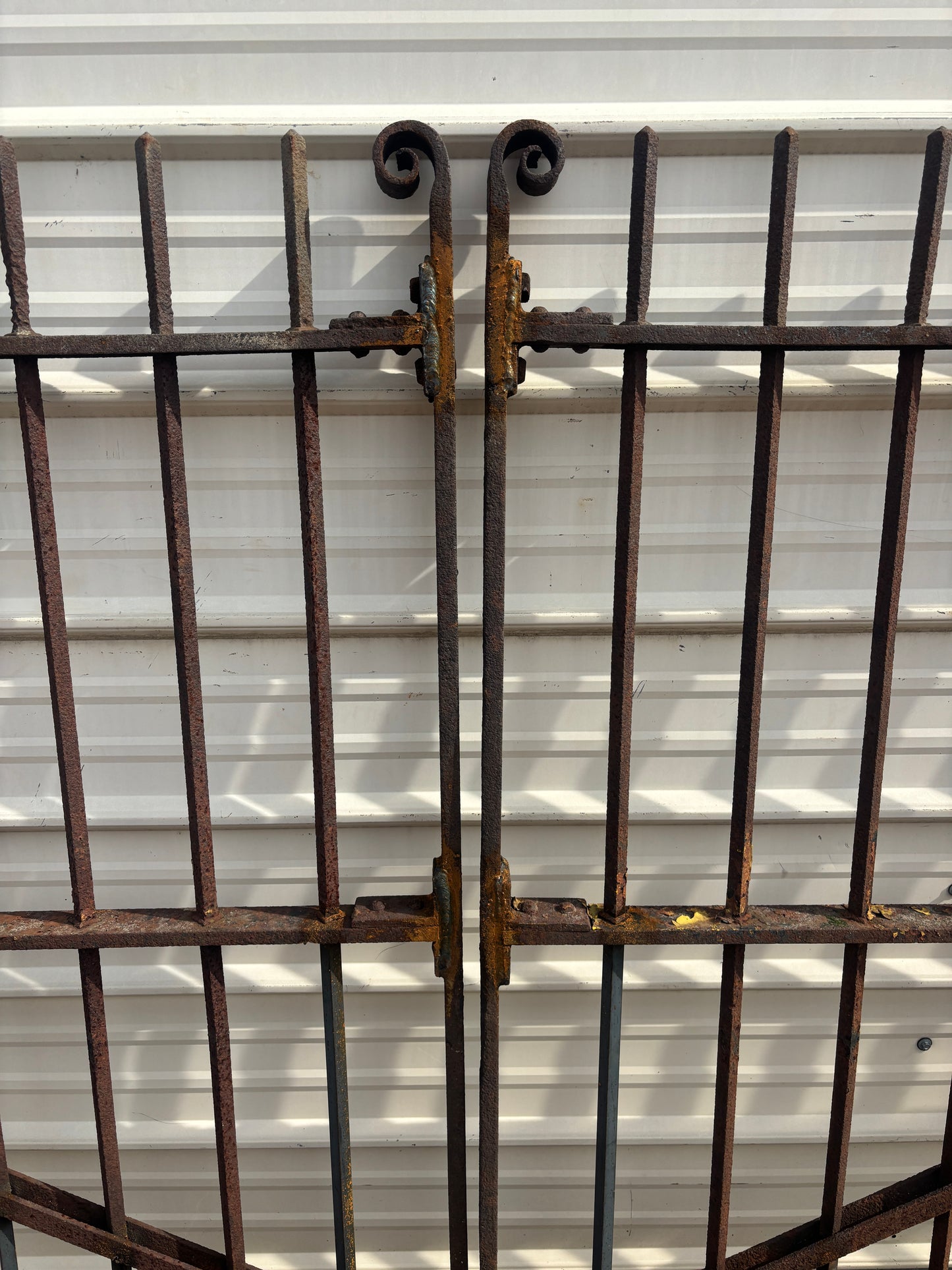 Late 1800s Wrought Iron Driveway Gates - Fully Restored GA21197