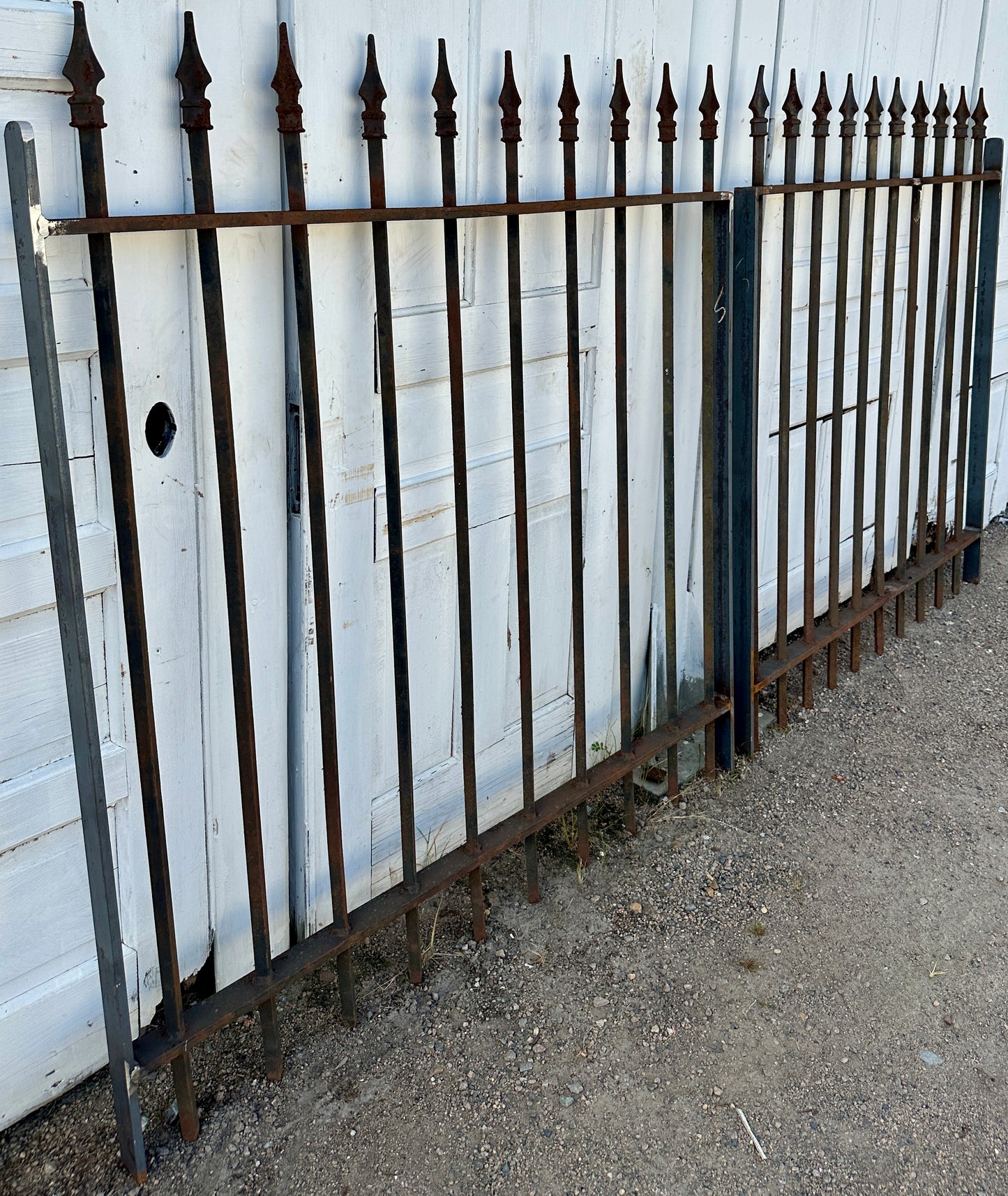 Restored Antique Iron Fencing Pair GA20371
