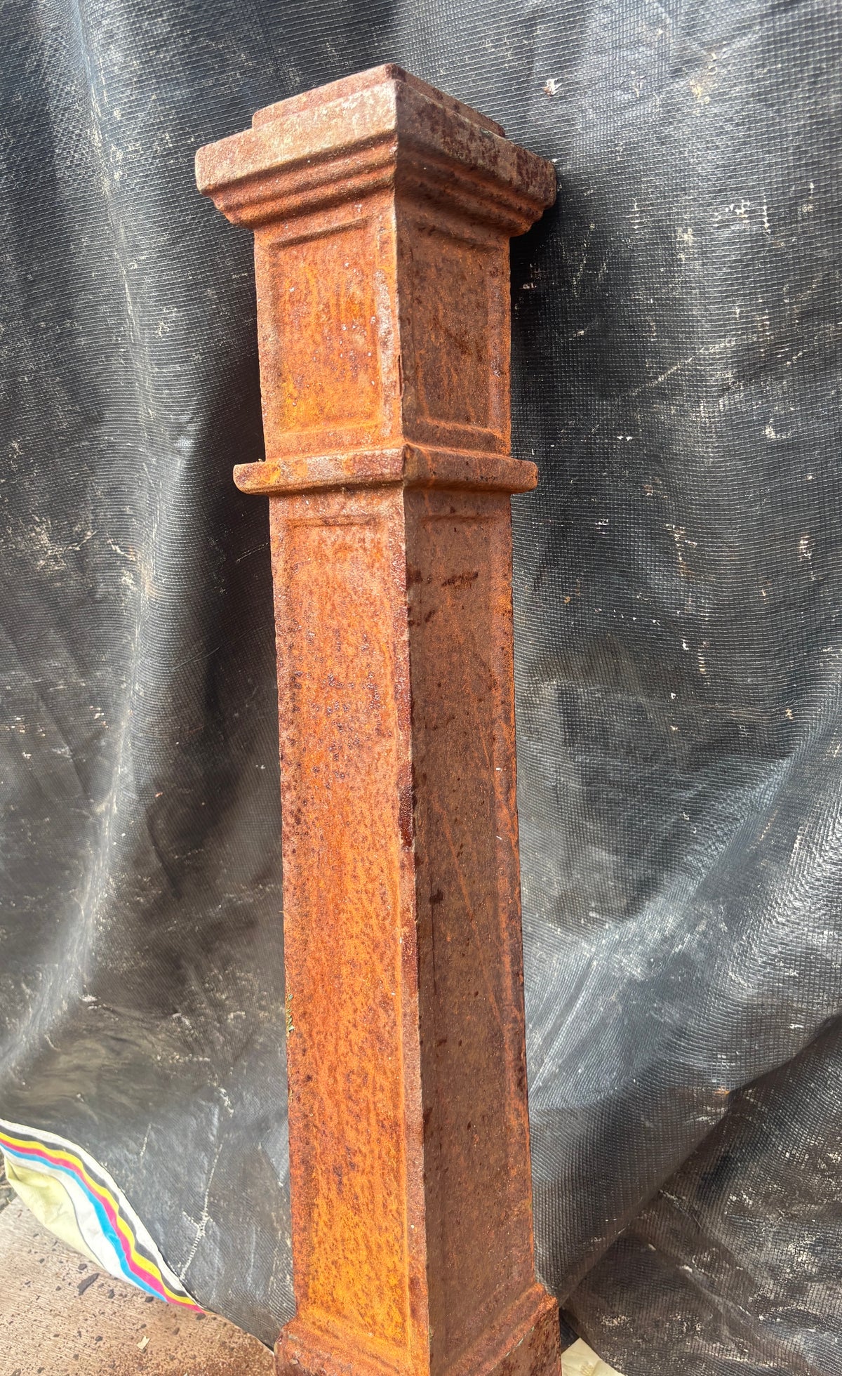 Pair of Cast Iron Newel Posts GA21612