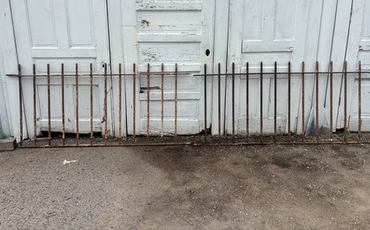 12 Feet of Wrought Iron Picket Fencing GA21281