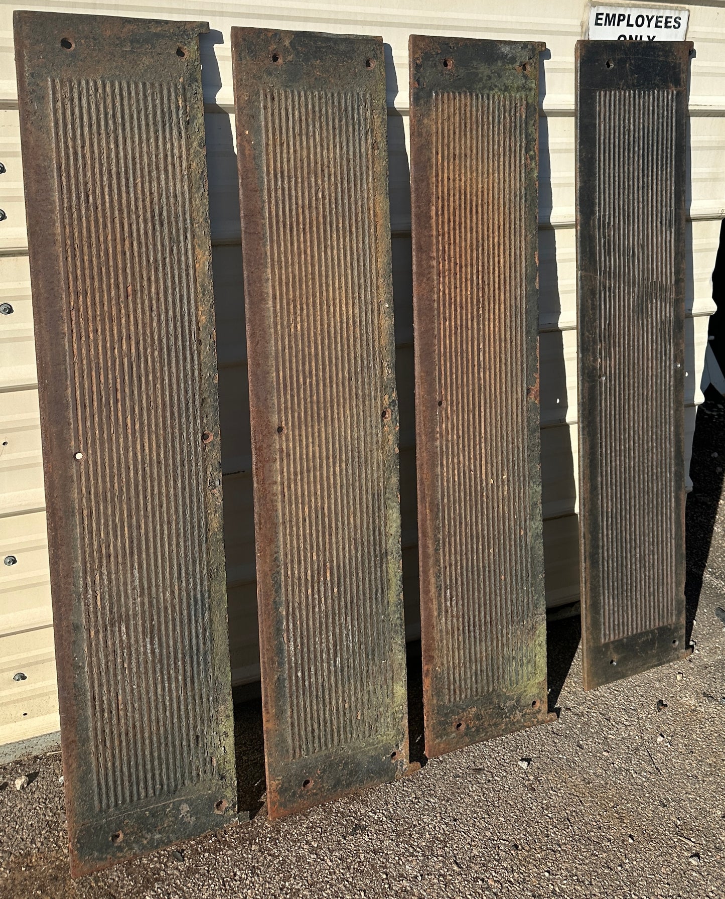 Set of 4 54" Long Cast Iron Stair Treads GA20824