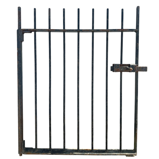 Antique Wrought Iron Gate w/ Original Latch - 30 1/2" W x 37 1/2" T - GA20975