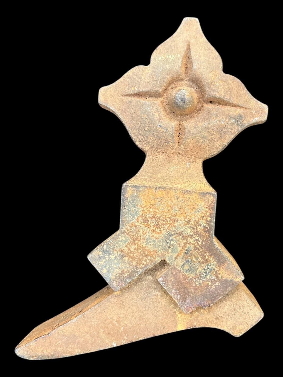 Antique Iron Finial Pair GA20062