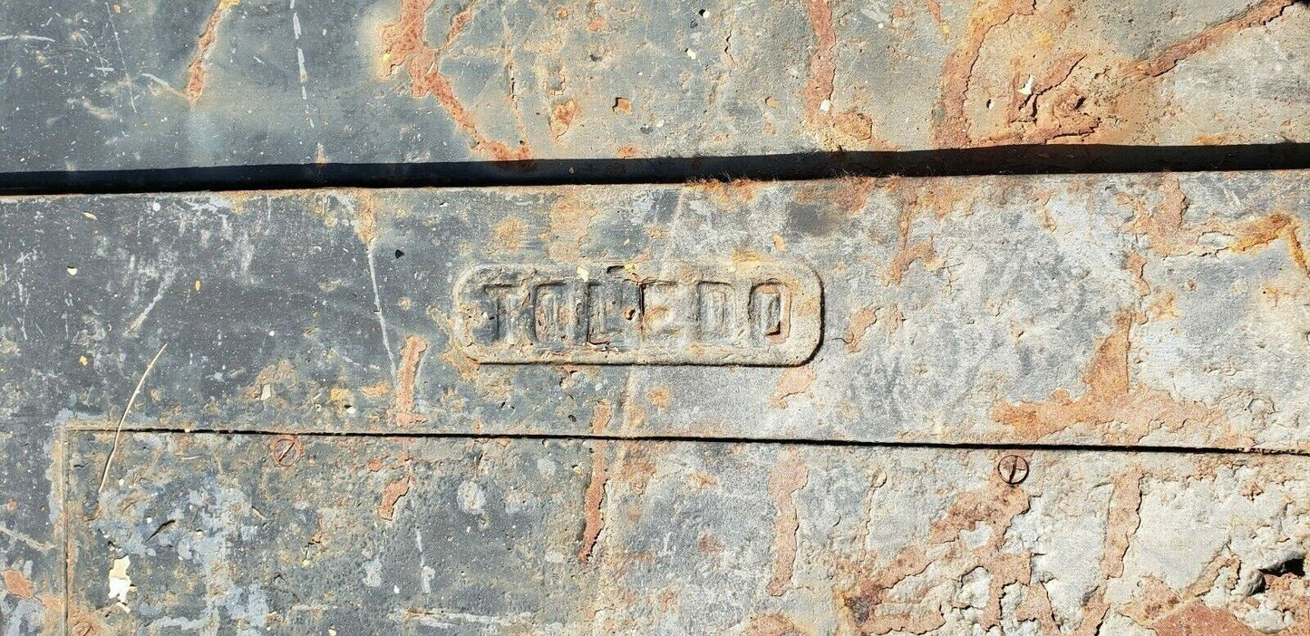 Huge Vintage Toledo Weight Scale from Kings Dominion Amusement Park in Virginia