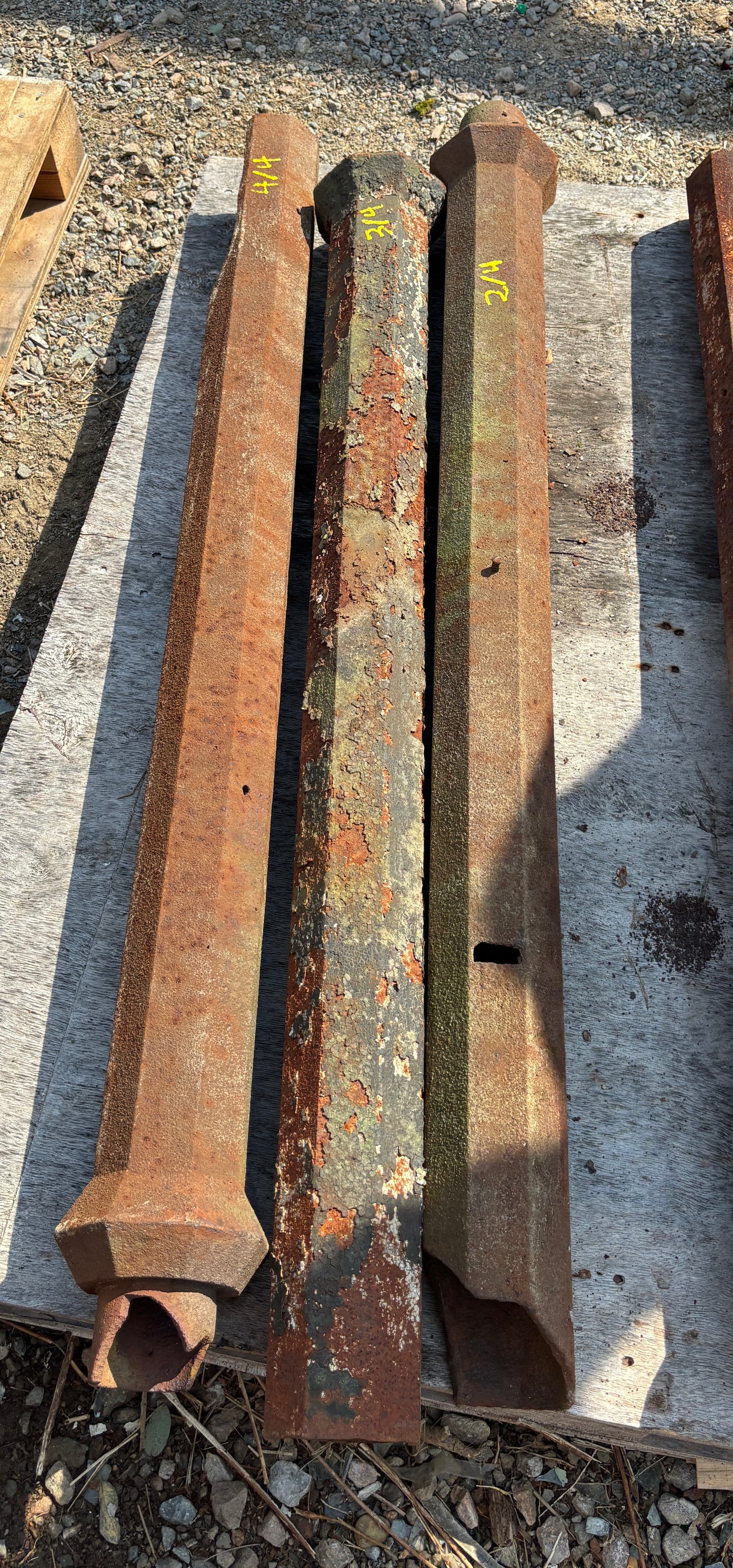 Set of 4 Cast Iron Newel Posts GA21578