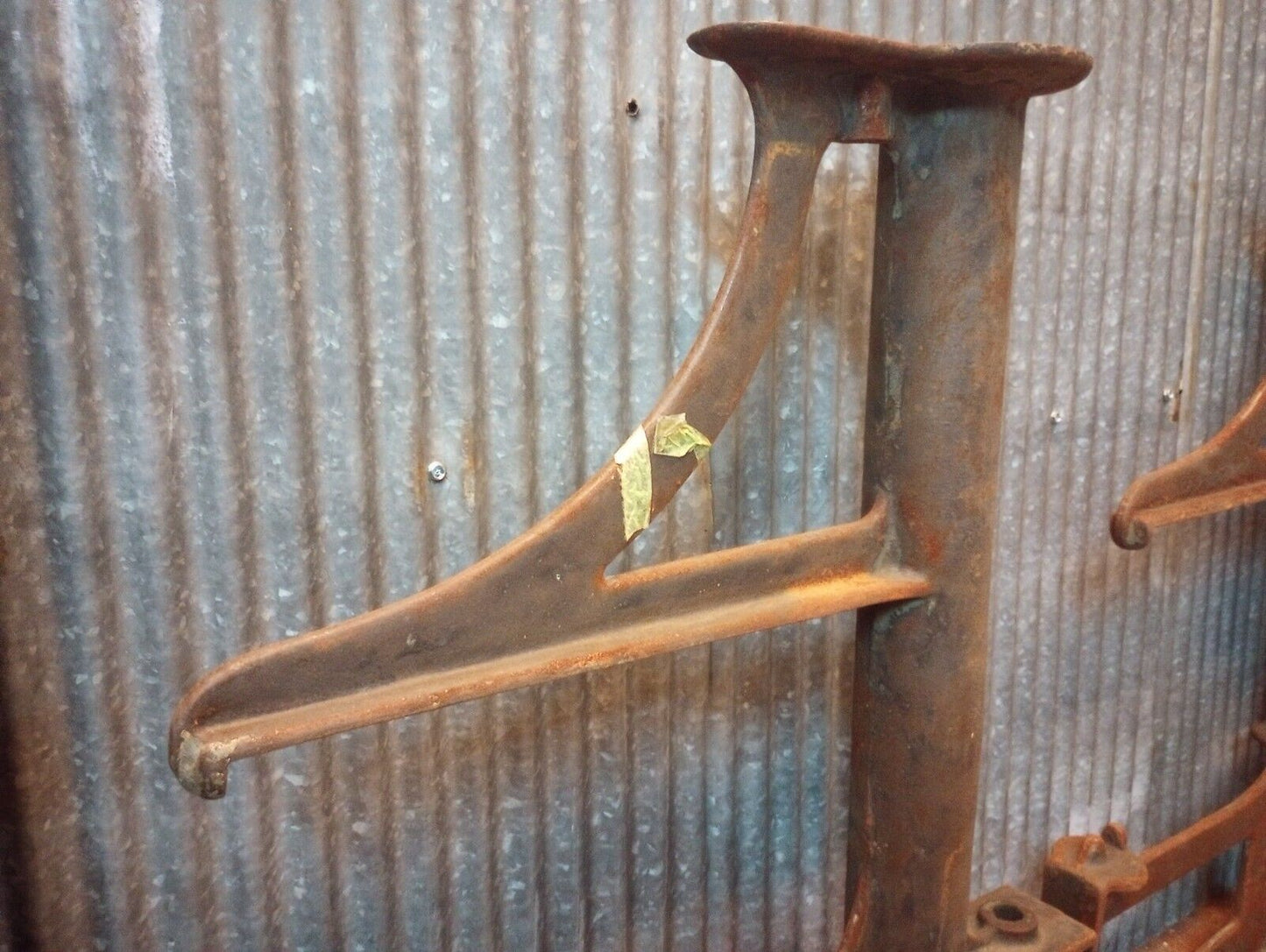 Pair of Cast Iron Machine Legs 31 3/4" Tall x 26 3/8 " Wide