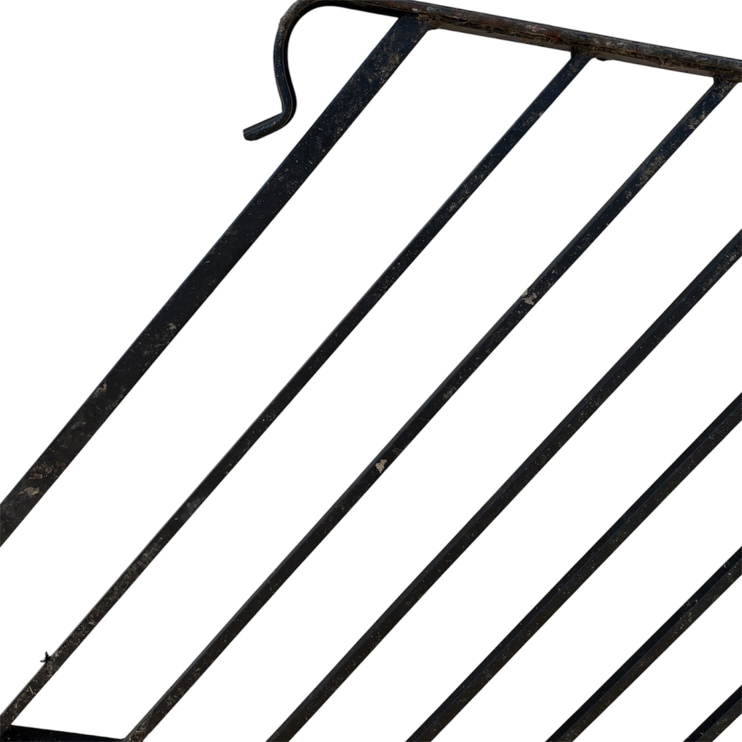 Pair of Solid Steel Porch Stair Railings GA21137
