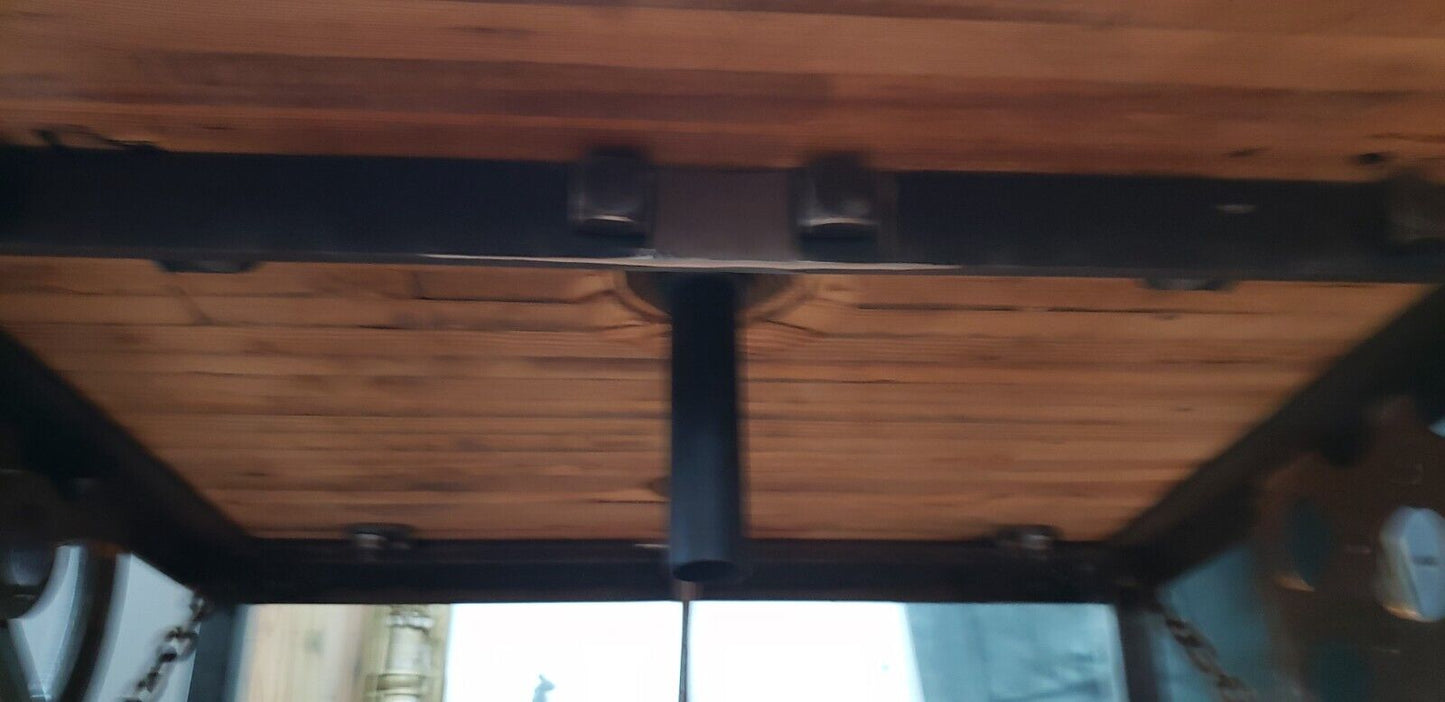 Custom Made Industrial Gear Piston Wrench Bathroom Vessel Sink & Faucet GS00087