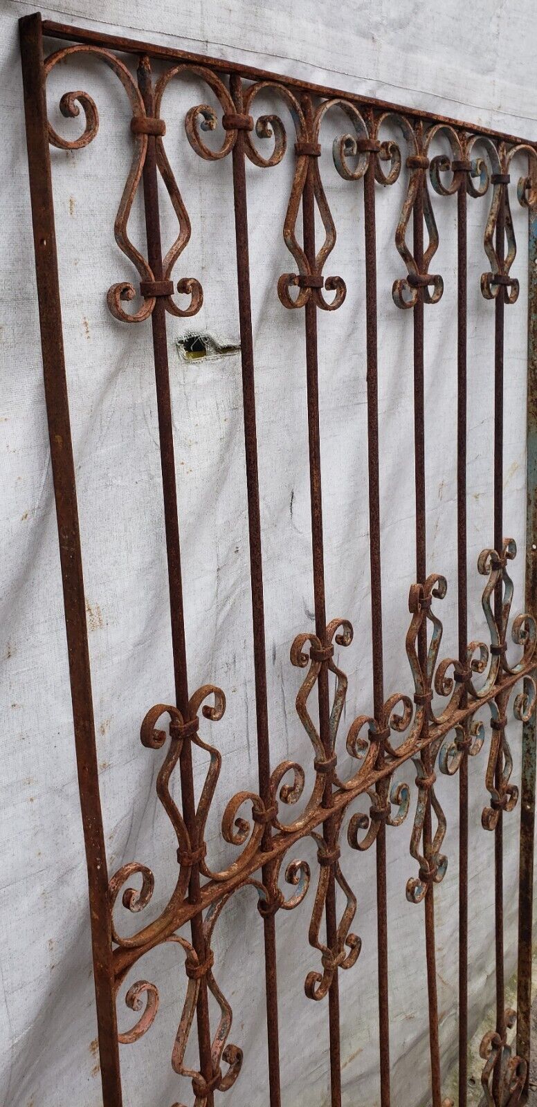 Ornate Wrought Iron Gate 39 1/4" Wide by 69 1/2" Tall GA9471