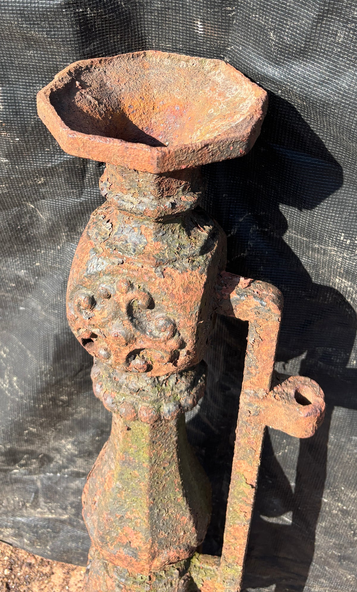 Pair of Cast Iron Newel Posts GA21577