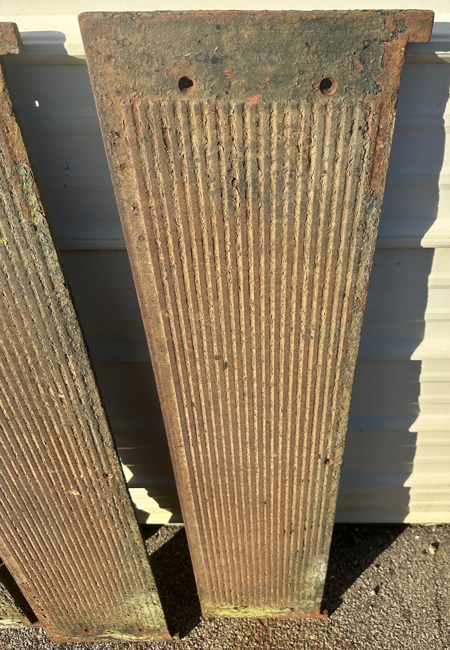 Set of 5 50" Long Cast Iron Stair Treads GA20613