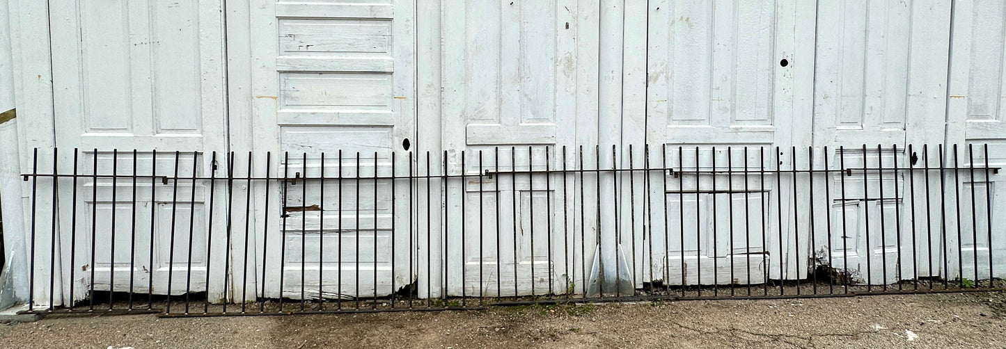 41 Linear Ft of Restored Iron Window Grates GA20439