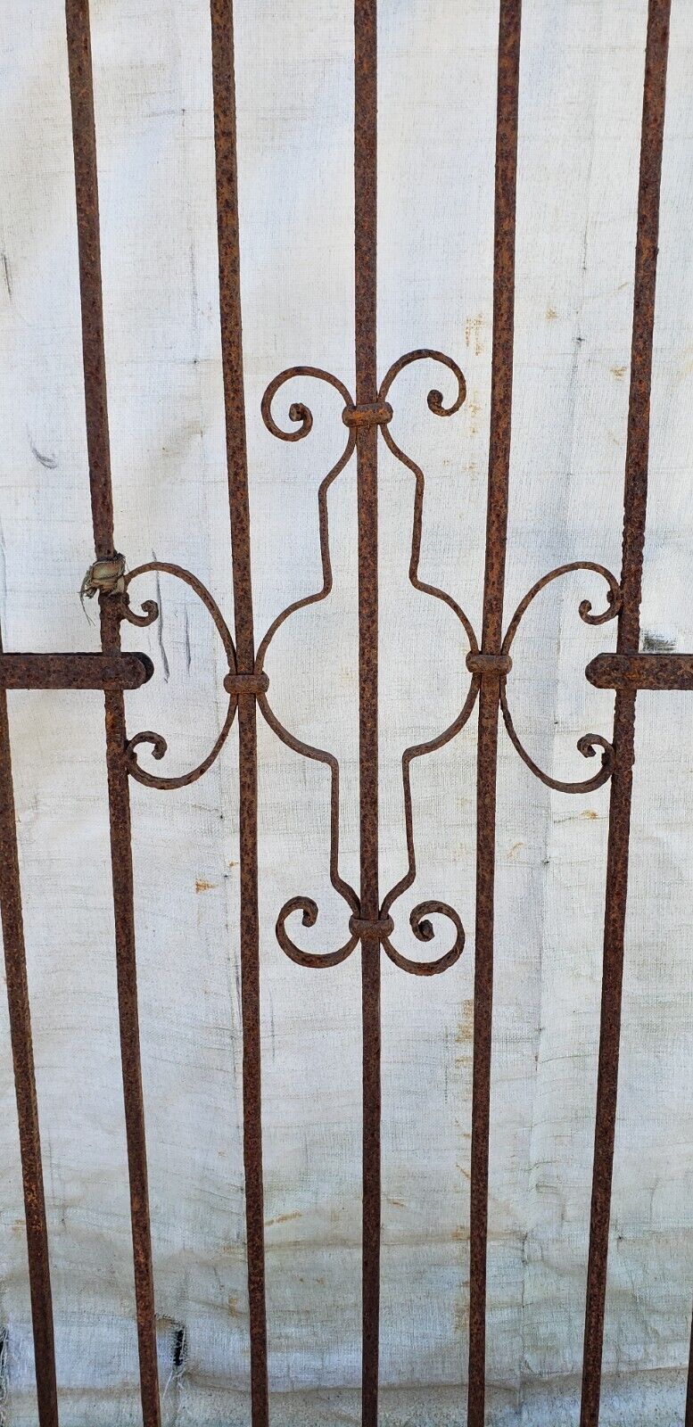 Unique Wrought Iron Gate Panel 77 3/4" Tall by 37" Wide GA9441