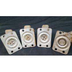 Set of 4 Resin & Steel Casters #GA4259