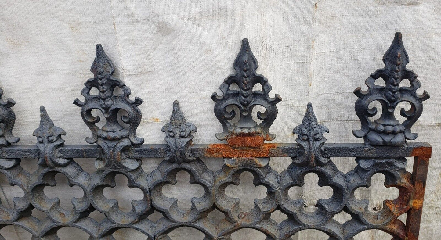 Ornate Heavy Duty Wrought Iron Gate Panel 38 1/2" W x 36" T GA9537