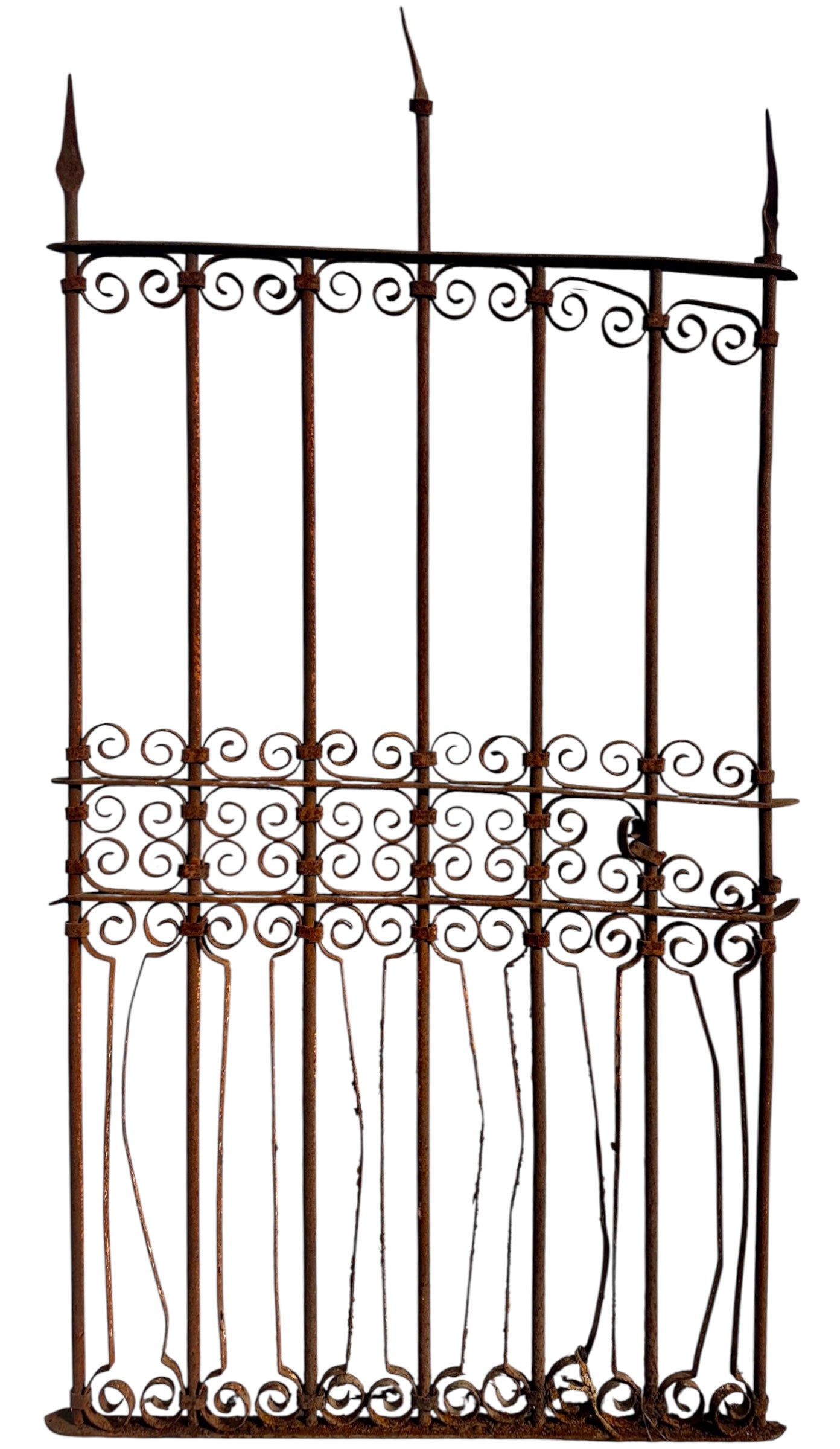 Antique Wrought Iron 76" Tall Gate GA20648