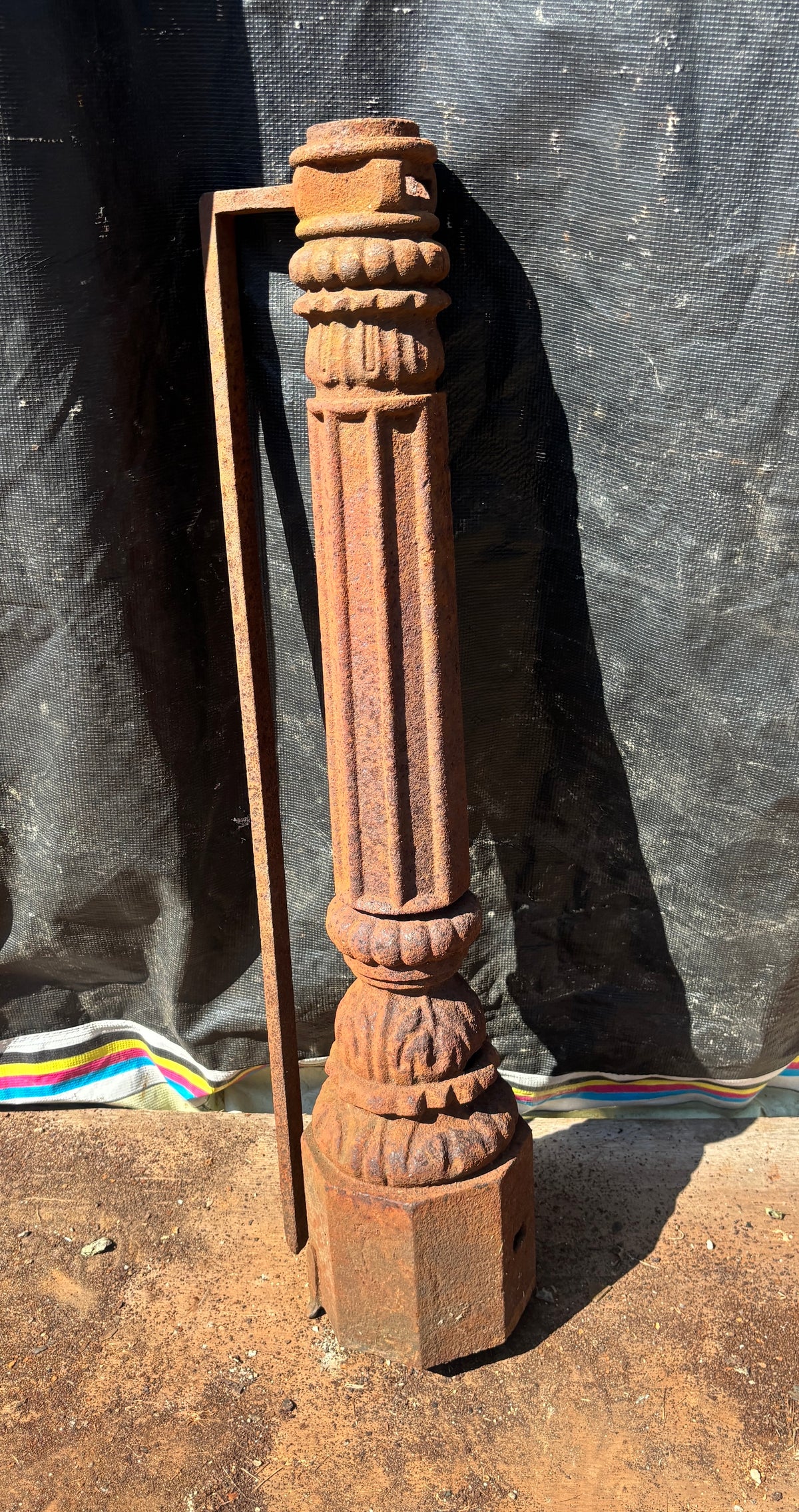 Cast Iron Newel Post GA21623