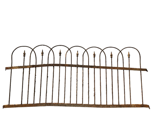 28 Feet of Antique Wrought Iron Hairpin Fencing GA20856