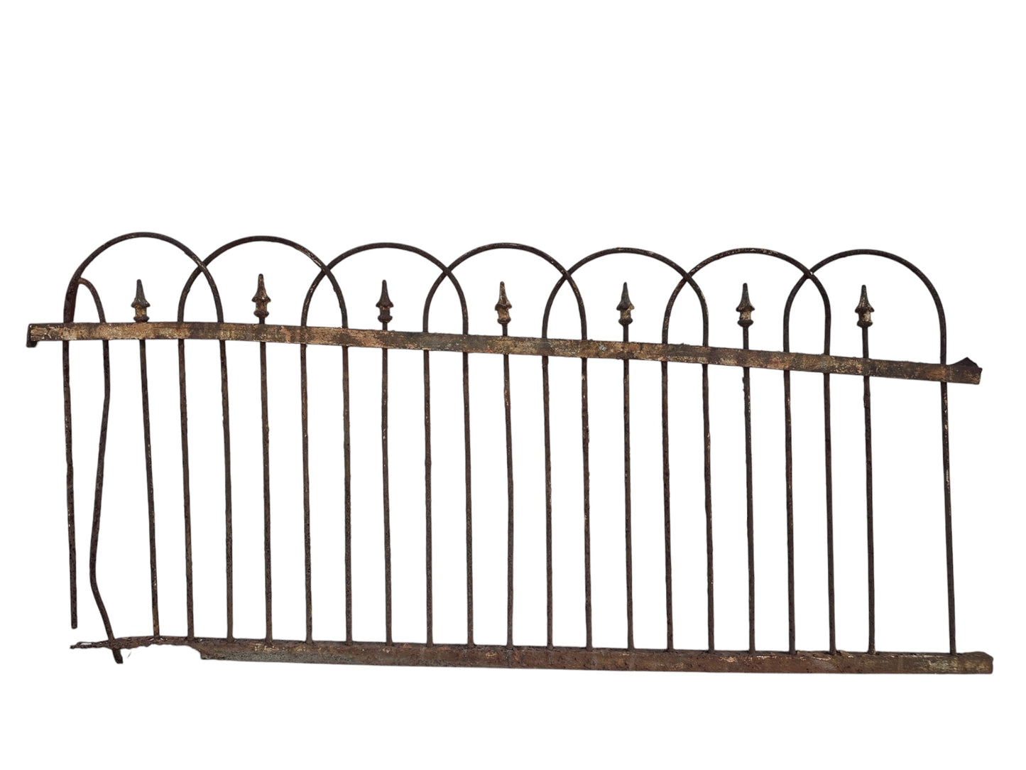 39 Feet of Antique Wrought Iron Hairpin Fencing GA20855