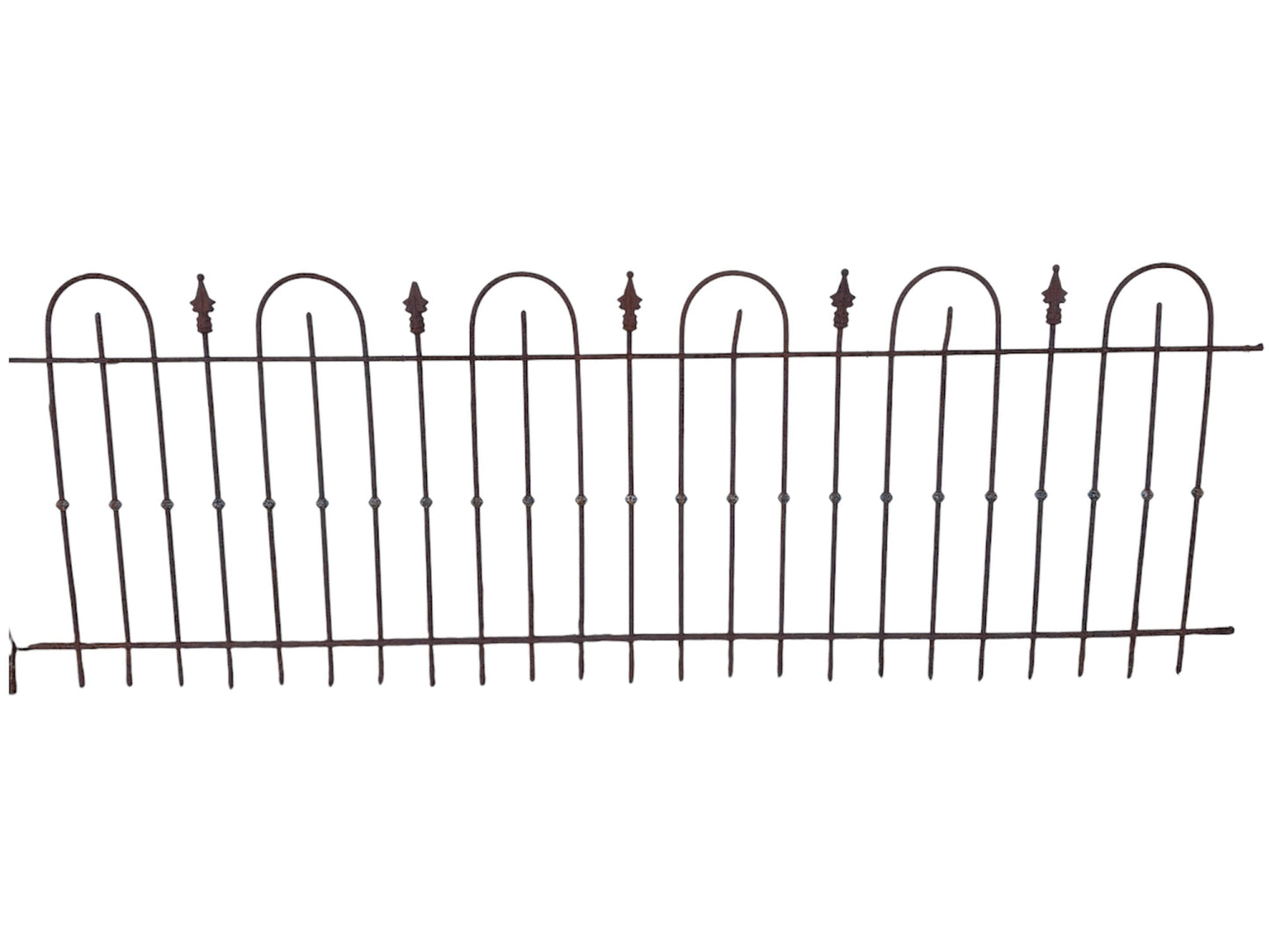 22 feet of antique iron fencing GA21083