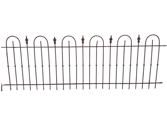 22 feet of antique iron fencing GA21083