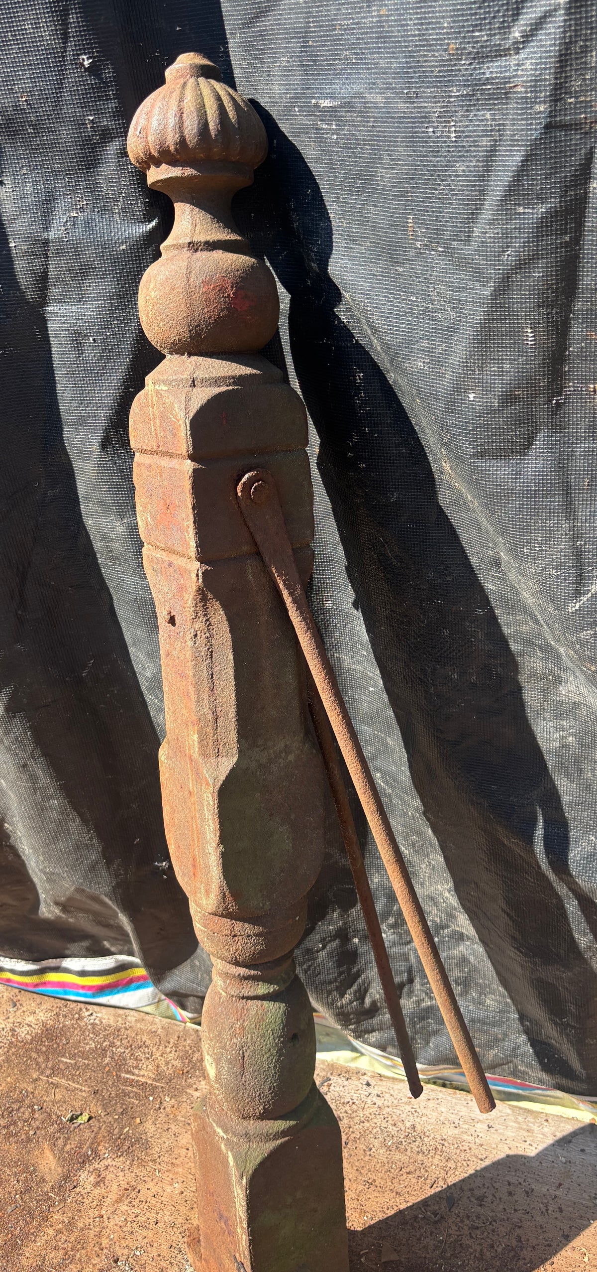 Cast Iron Newel Post GA21624