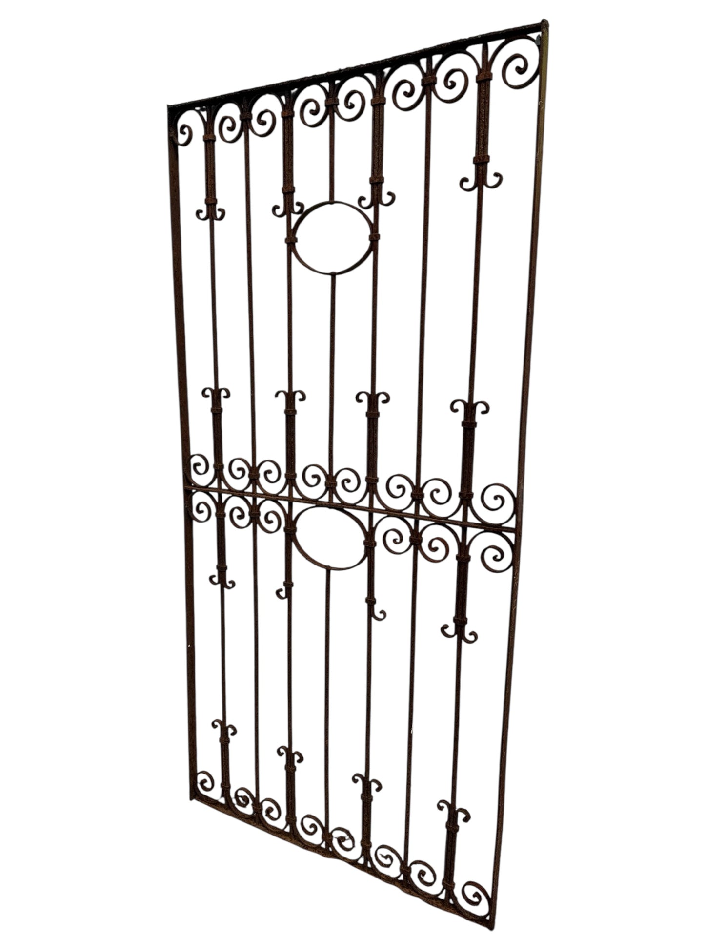Antique Wrought Iron 74"+ Tall Gate GA20746