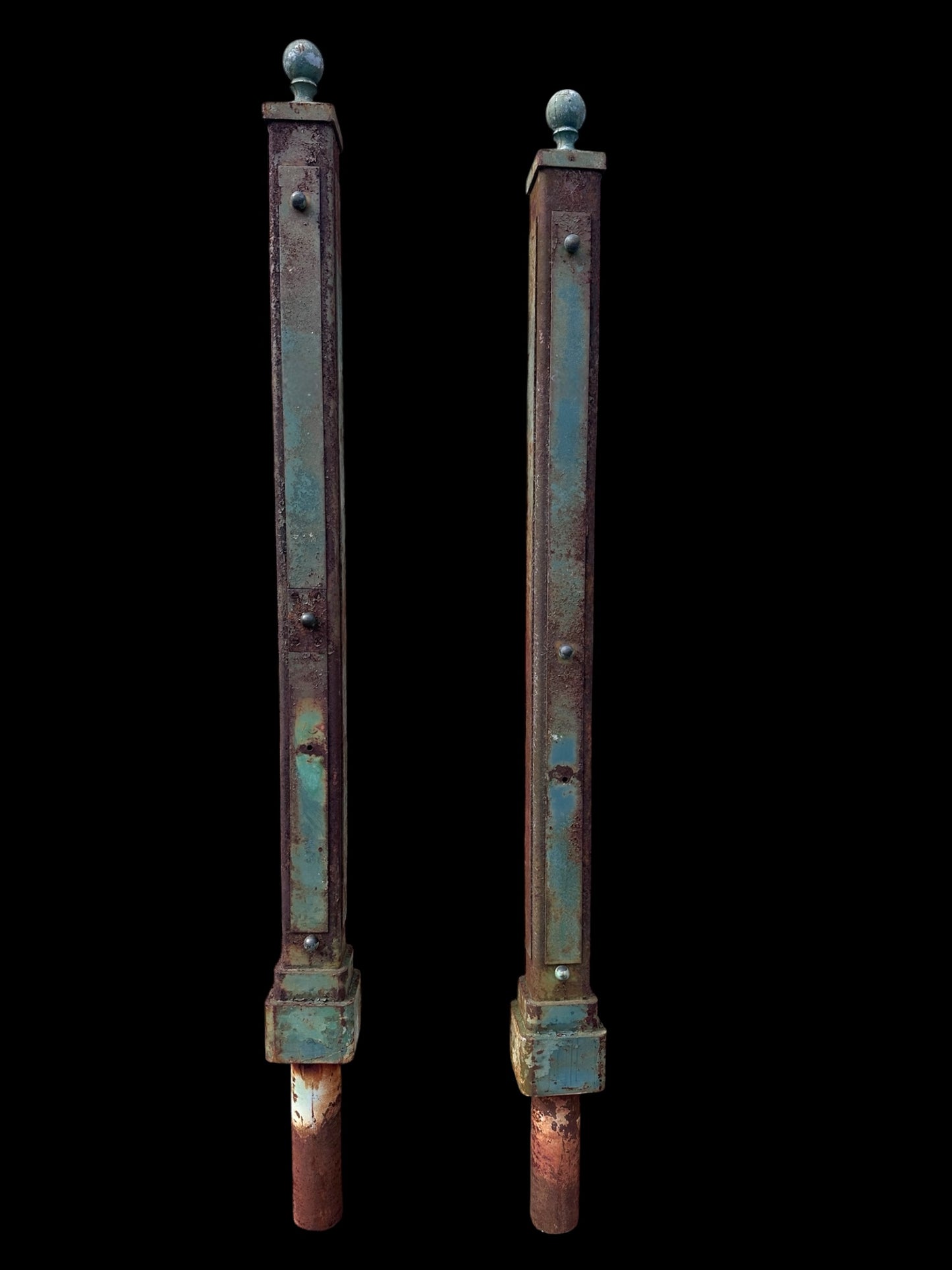 Vintage Cast Iron Posts - 2 Available - GA21053