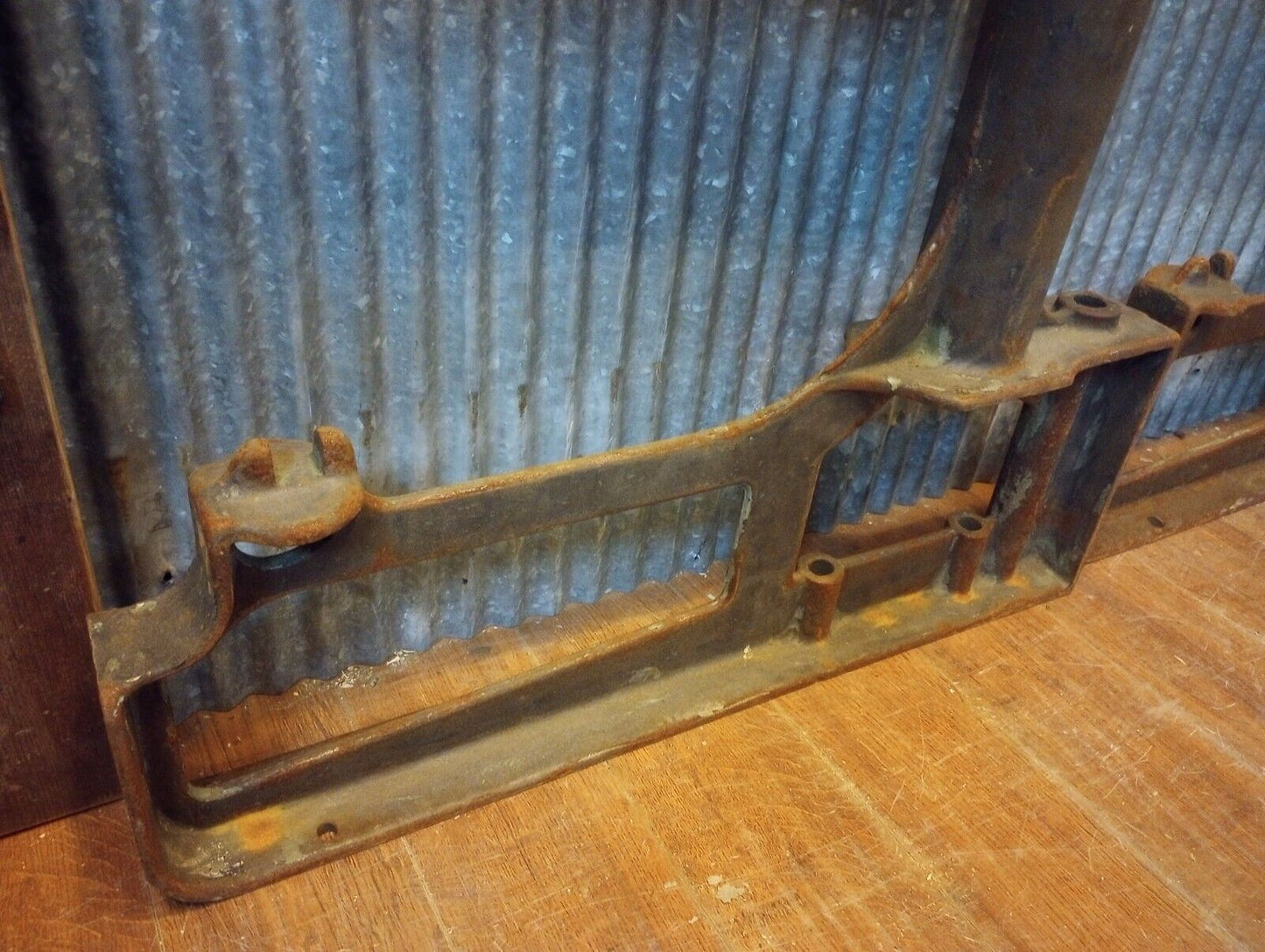 Pair of Cast Iron Machine Legs 31 3/4" Tall x 26 3/8 " Wide