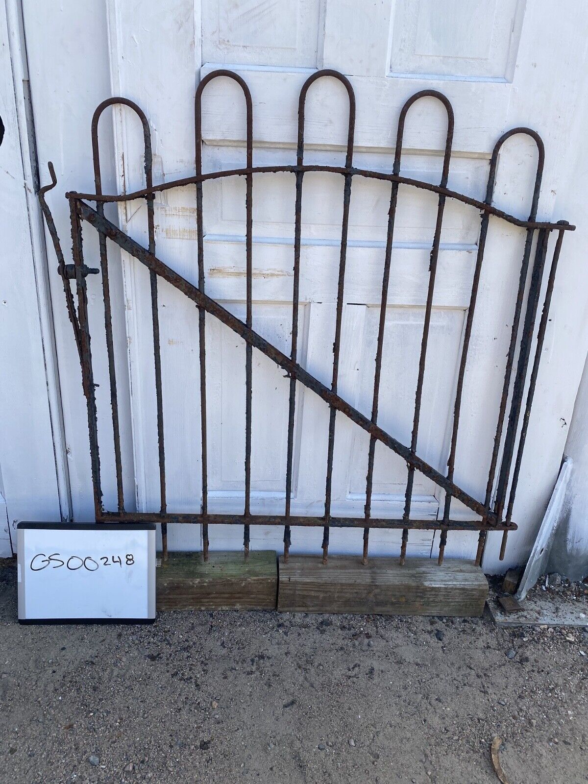 Antique Iron Gate GS20248- 34 1/4" wide x 38 1/2" tall