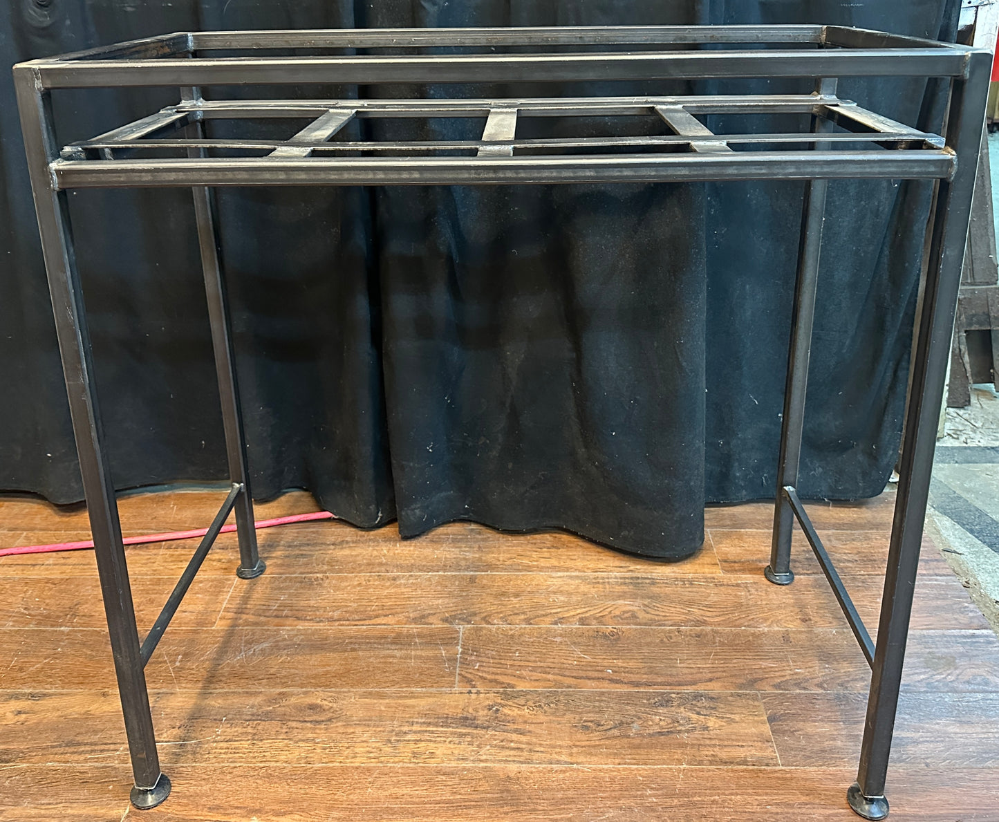 Custom Steel Display Table w/ Wooden Trays GA20810
