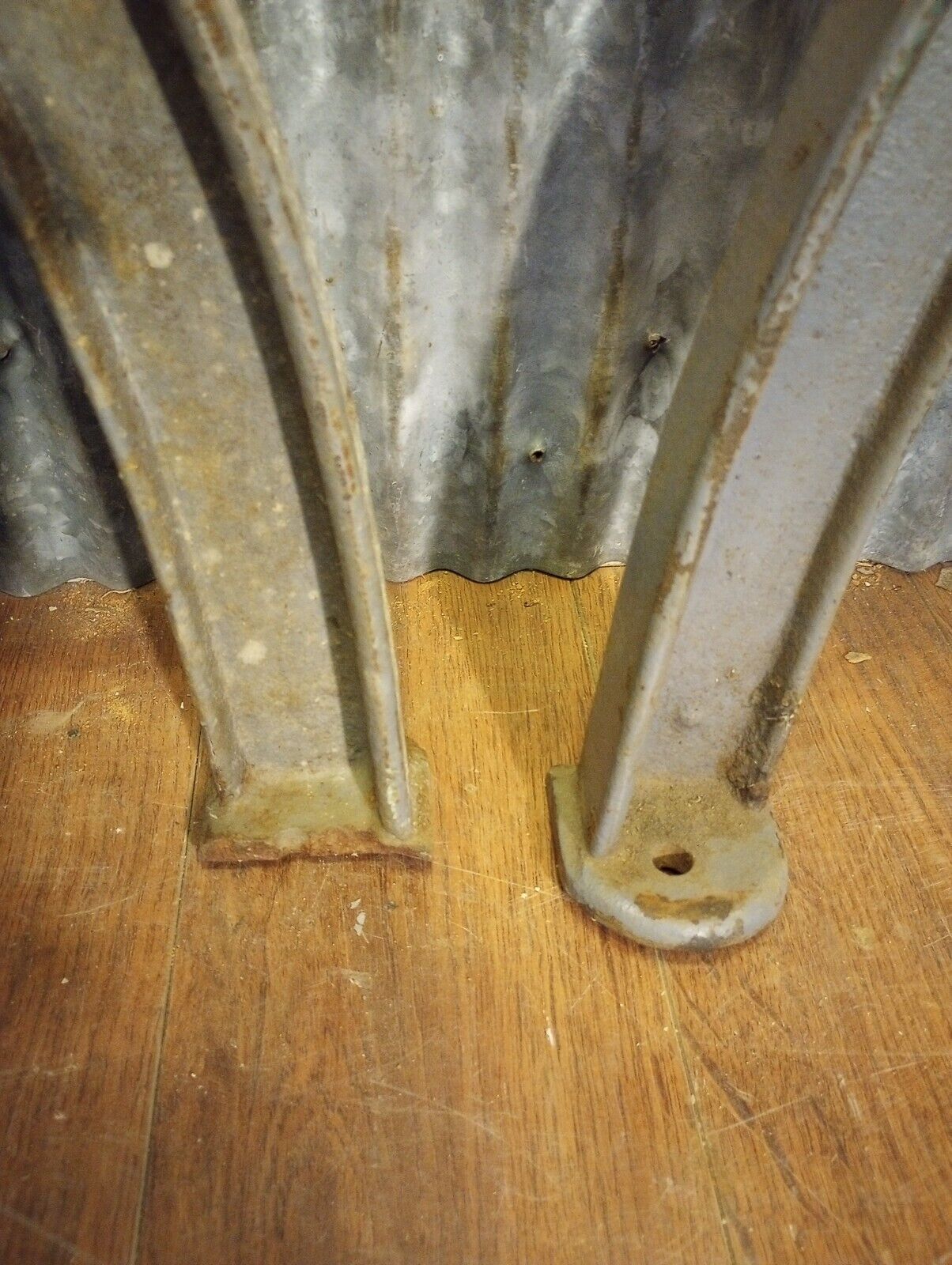 Pair of Cast Iron Machine Legs 30" Tall x 22" Wide